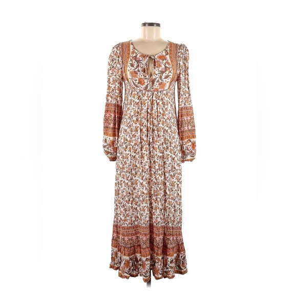 Dream of fall, Salty Bright paisley print, boho, gypsy dress - Picture 1 of 3